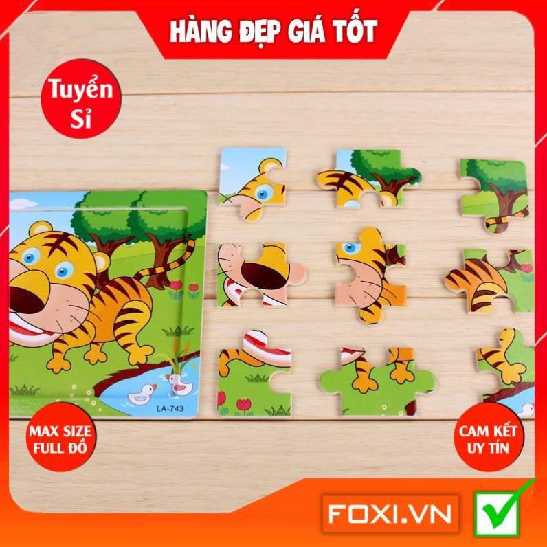 Tranh xếp hình-ghép hình 200 miếng gỗ Foxi puzzle nhiều chủ đề-Đồ chơi cho trẻ-phát triển trí tuệ