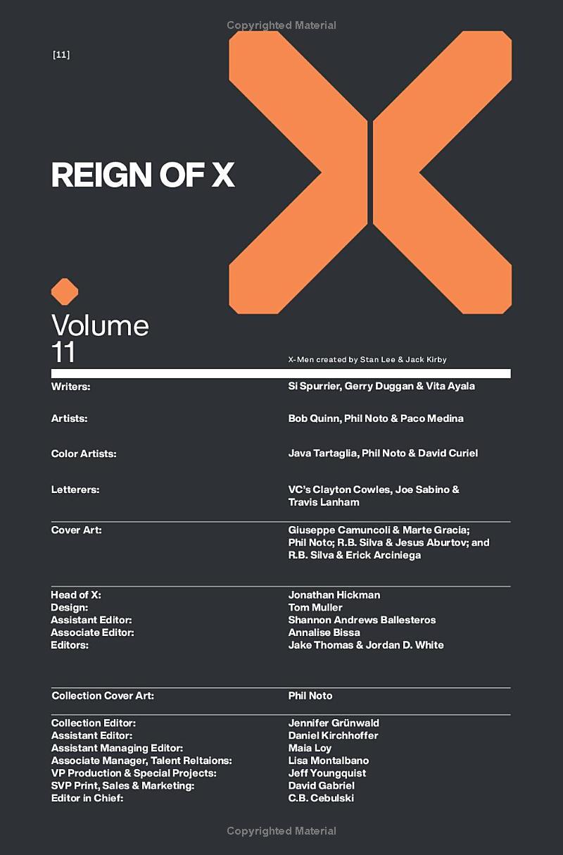 Reign Of X Vol. 11