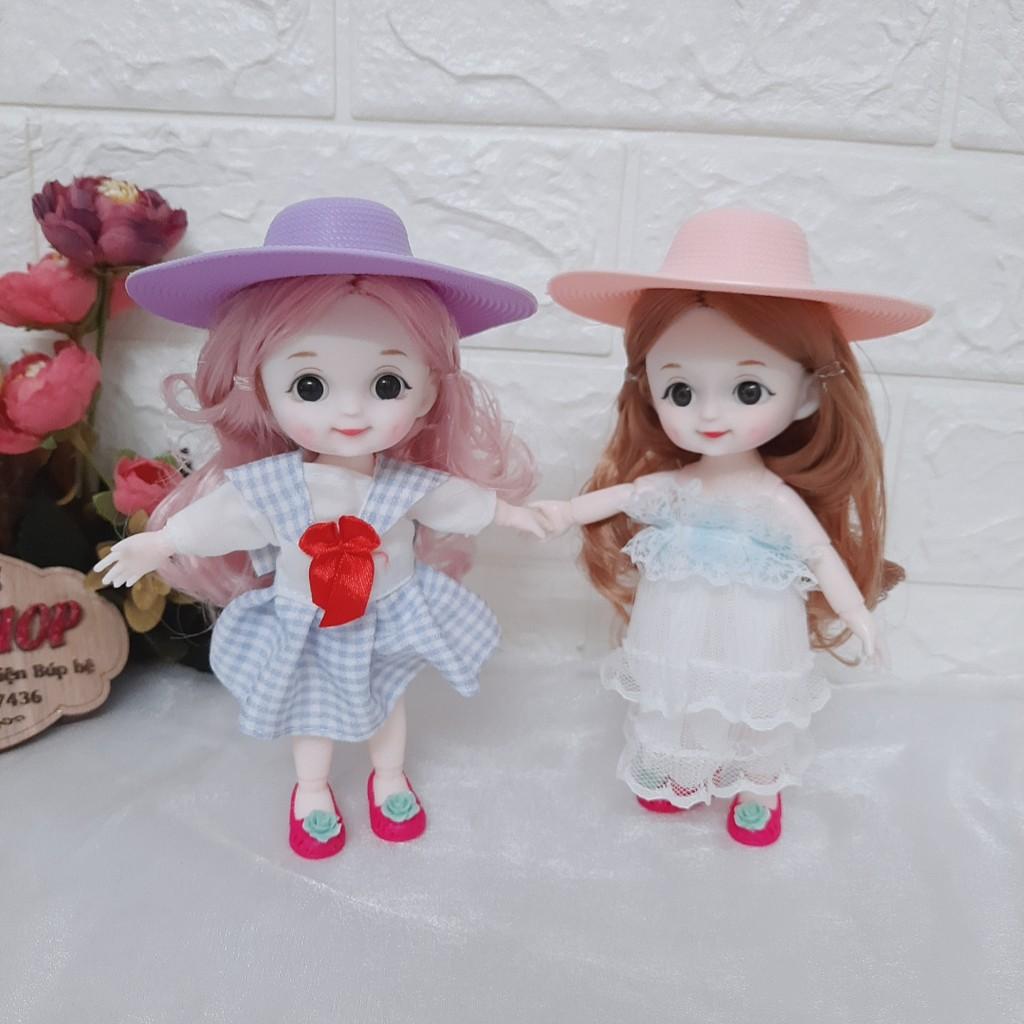 Mũ nhựa rộng vành cho búp bê 30cm Sunnydoll