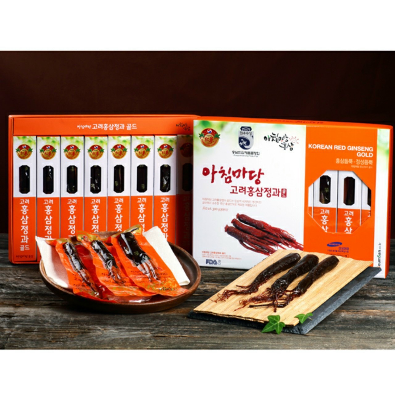 Hồng Sâm Củ Tẩm Mật Ong Hàn Quốc Achimmadang 300gram