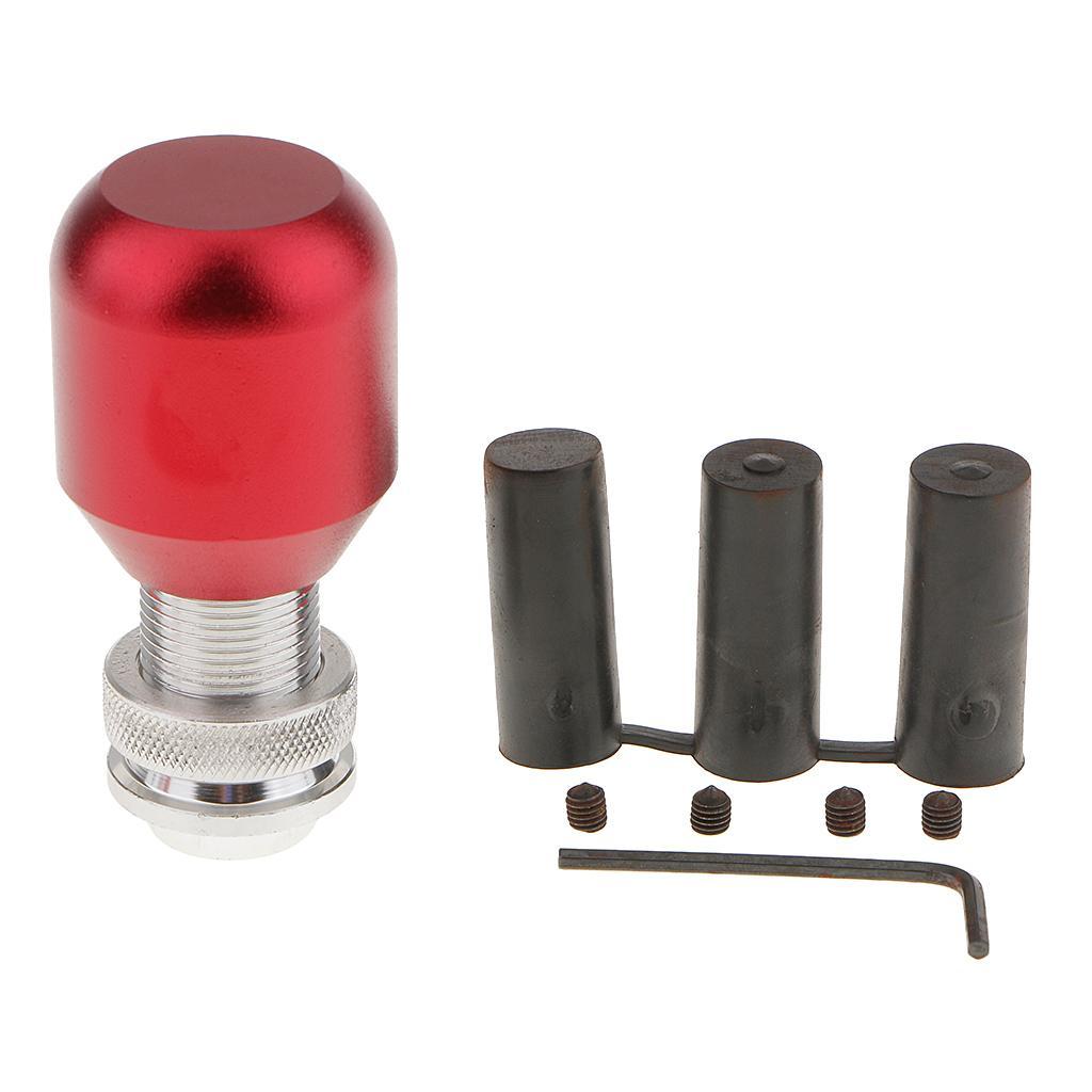 Universal Aluminum Alloy Car Gear Stick Shift Knob - Rose Red
