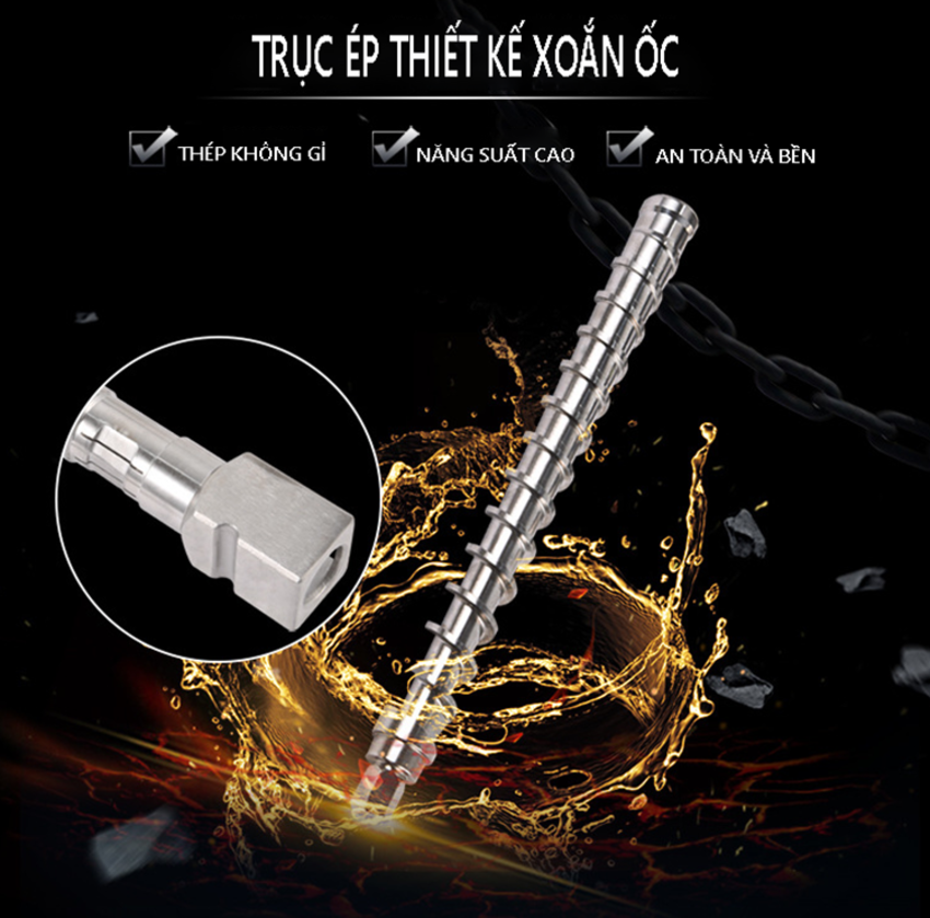 Máy ép dầu thực vật nóng và lạnh thương hiệu cao cấp AOSIDA 888A - Công suất cực đại: 1000W - Hàng Nhập Khẩu