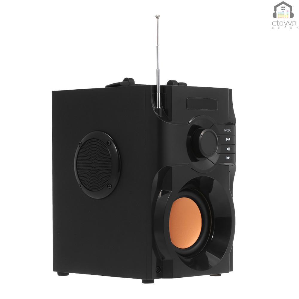 Loa bluetooth không dây âm thanh siêu trầm hỗ trợ thẻ nhớ TF có màn hình LCD