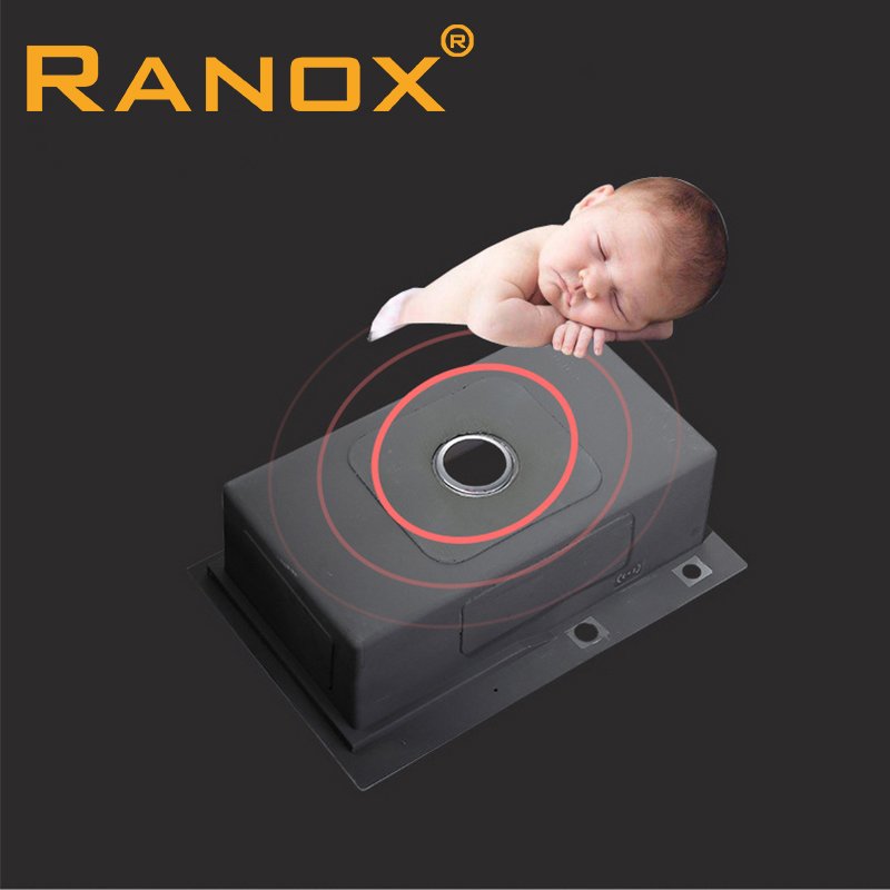 COMBO BỘ CHẬU RỬA CHÉN 1 NGĂN VÀ VÒI LÒ XO RÚT DÂY RANOX RN44589