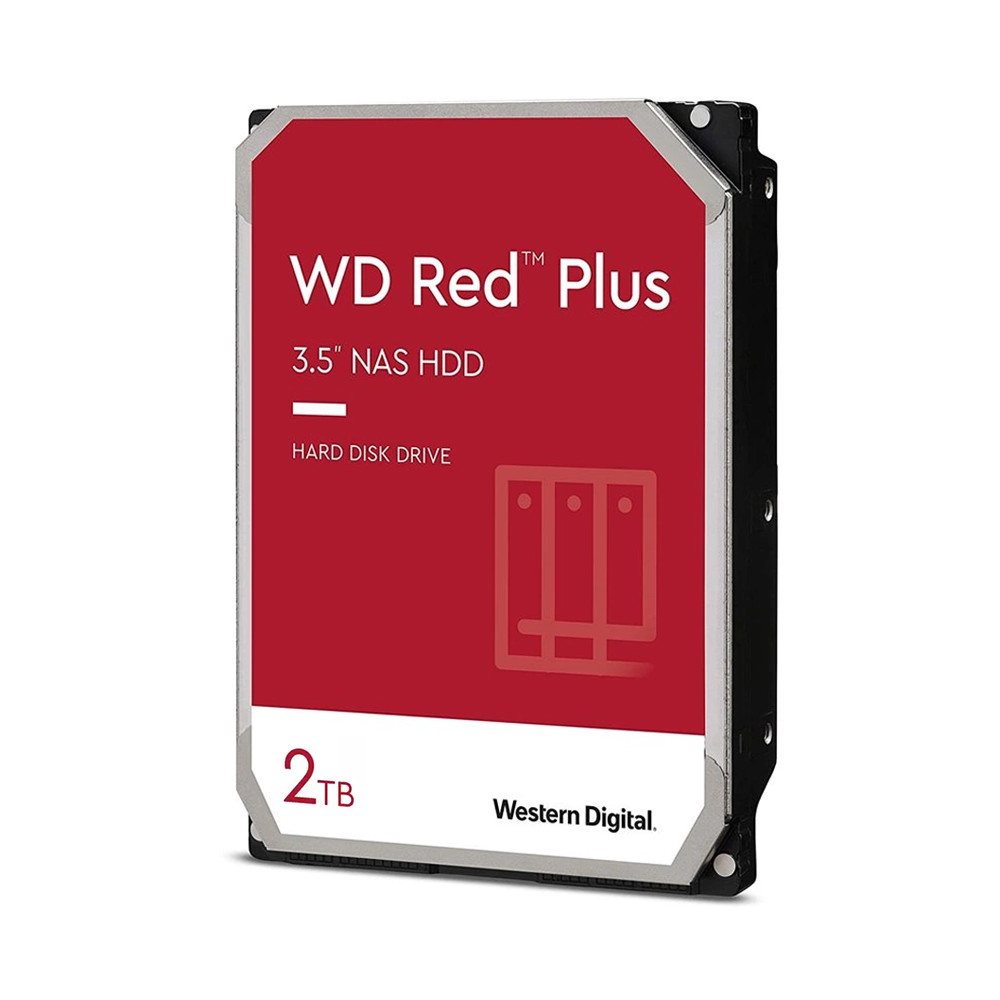 (Giá Hủy Diệt) Ổ Cứng HDD Western Digital Red Plus 3.5 inch SATA iii model mới EFPX - Hàng Chính Hãng