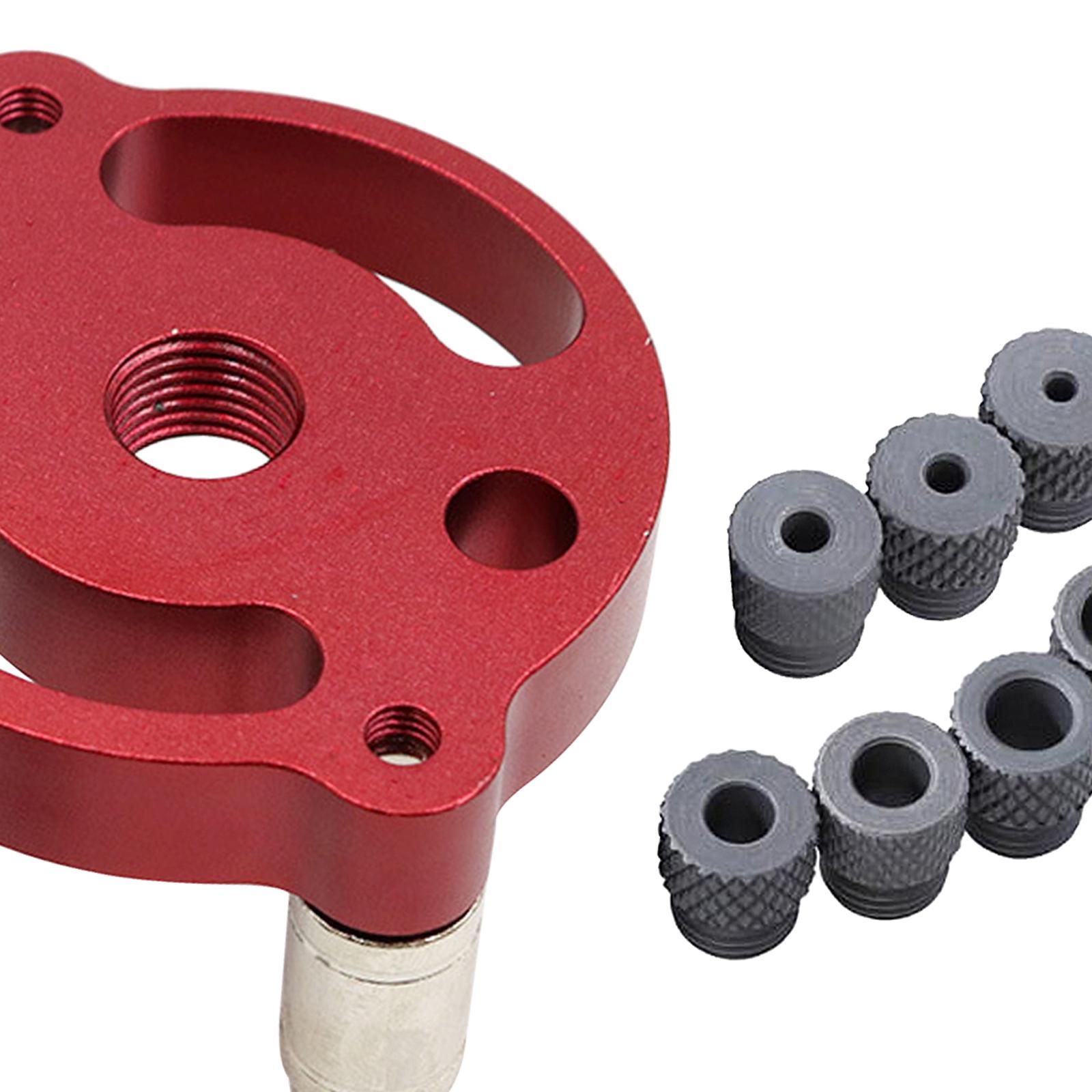 2Set 2-10mm Self-Centering Doweling Jig Set Vertical Hole Puncher Locator