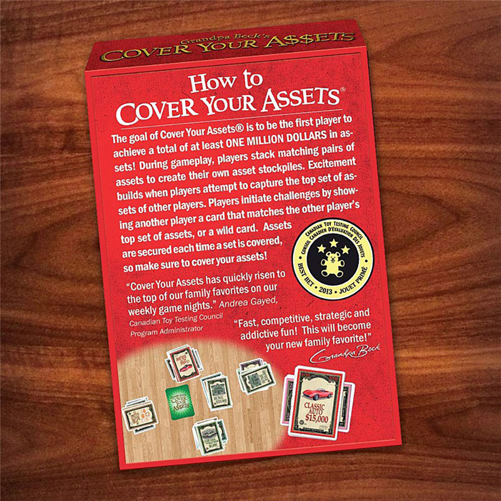 Grandpa Beck’s Cover Your Assets Card Game Bộ Thẻ Board Game Giải Trí