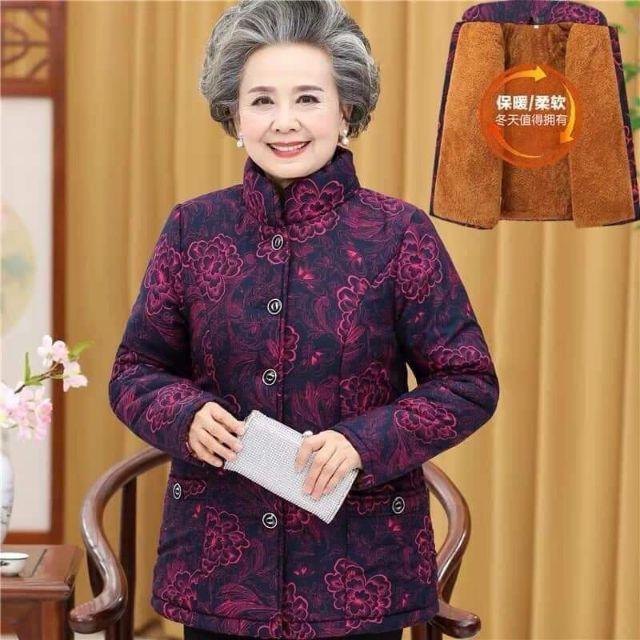 ÁO KHOÁC BÔNG NGƯỜI GIÀ CÁC MÀU