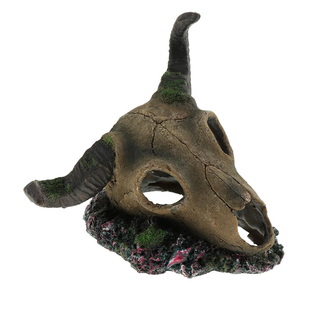 Mini Reptile Hiding Cave Landscape Ornament Reptile Water Container Shape 1