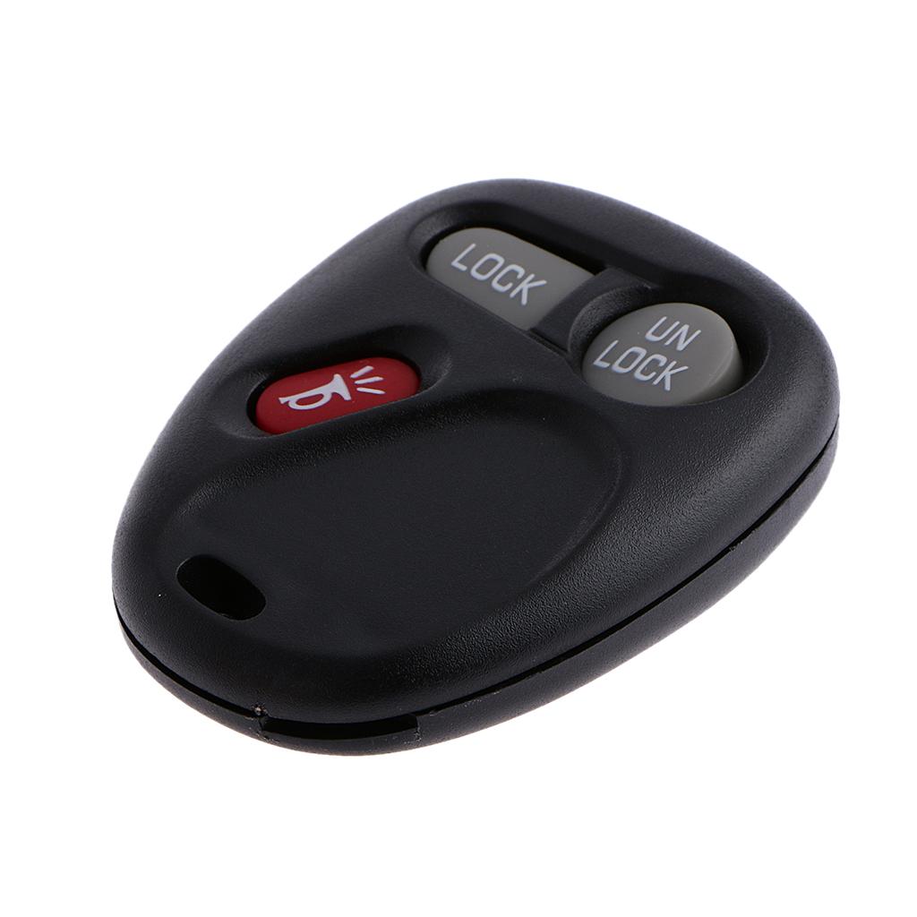 Remote Key Fob Case Shell 3 Button Pad For 2001