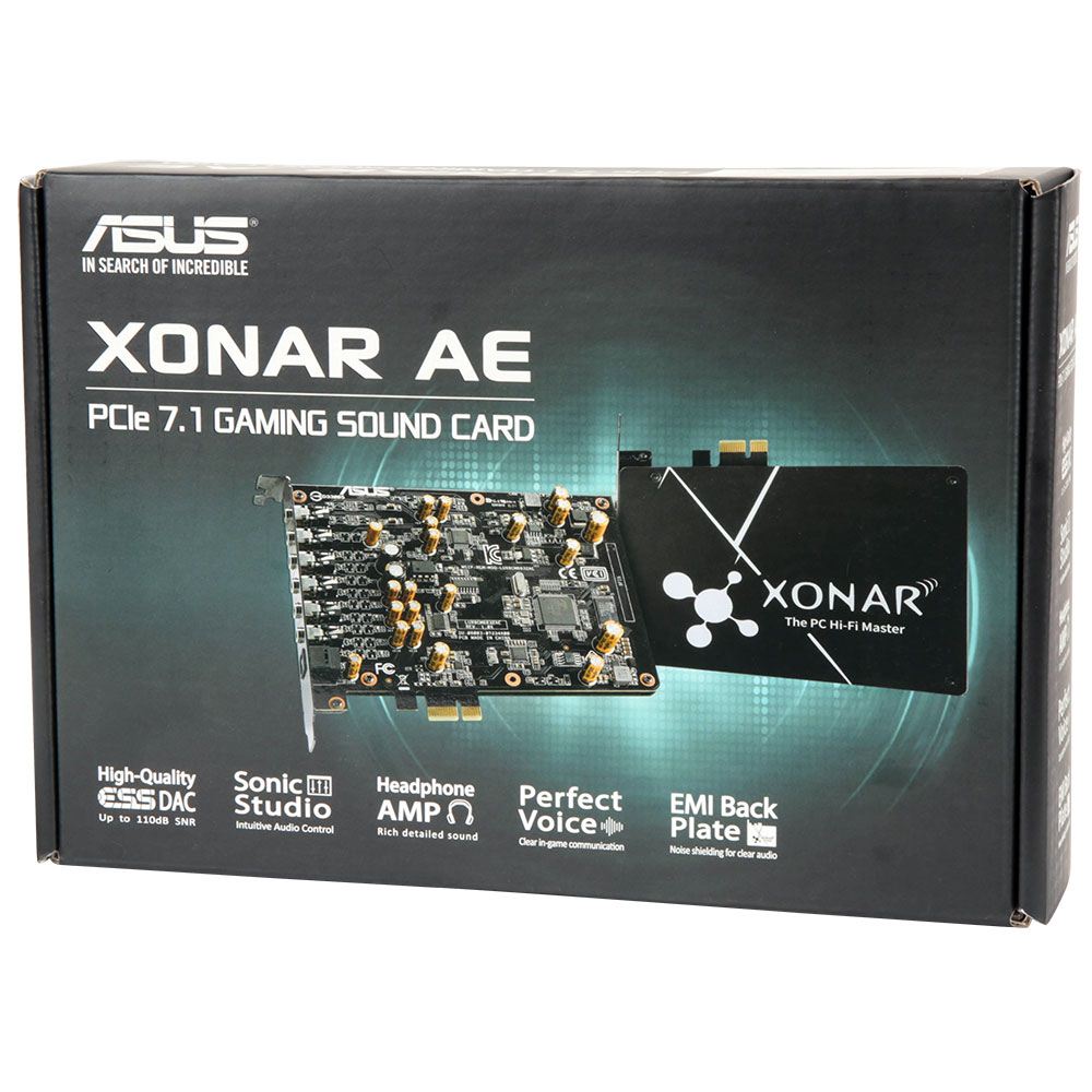 Card âm thanh - Sound Card Asus Xonar AE PCIe 7.1