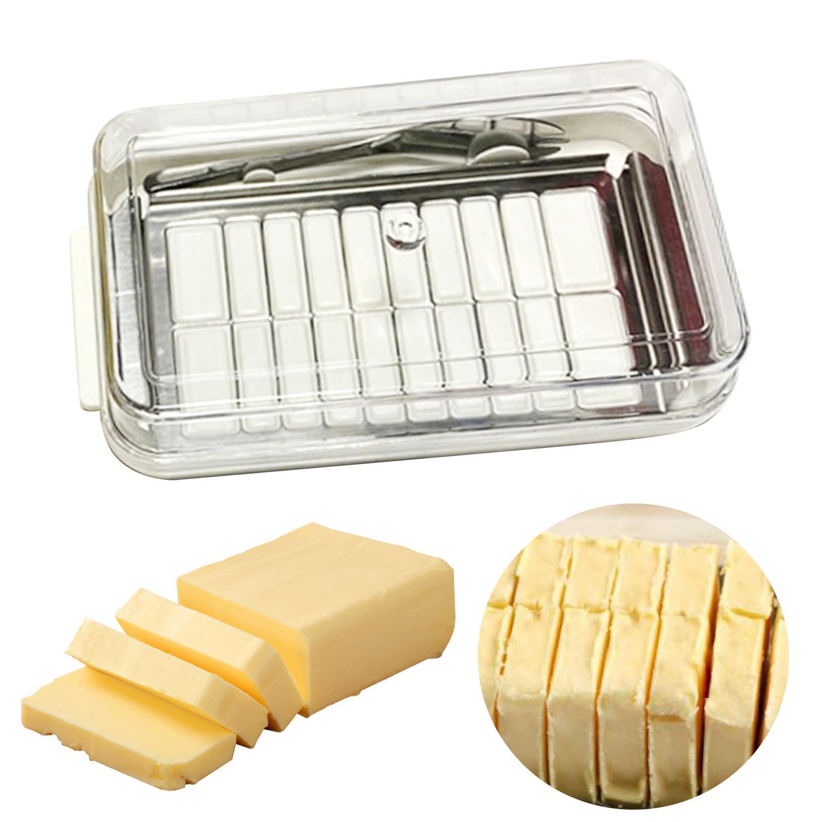 Butter  with Lid Butter Dish Container for Camping Home Countertop