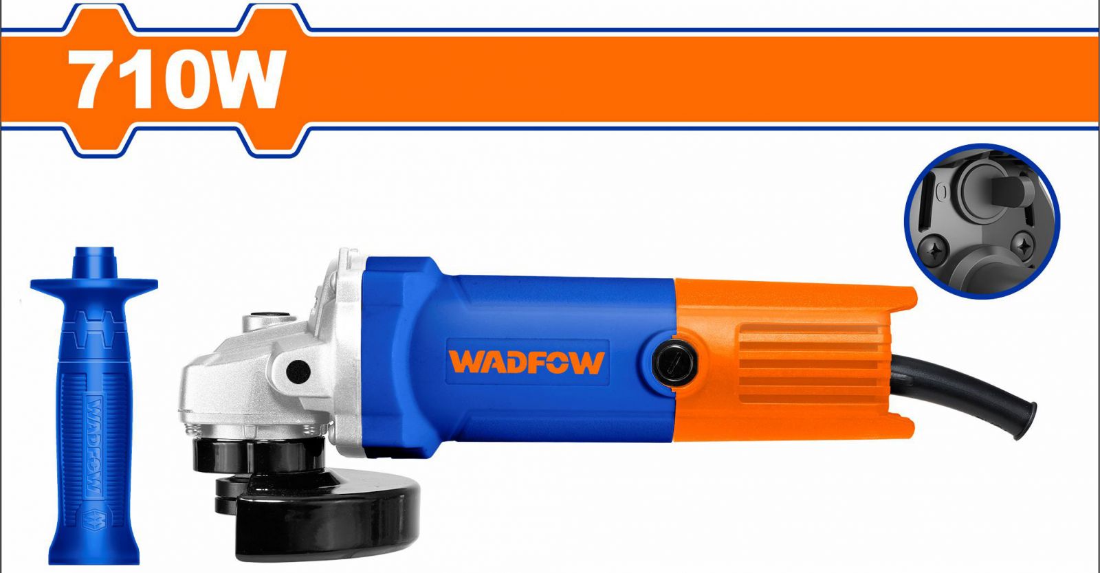 [CHÍNH HÃNG] Máy mài góc 710W WAG35762 WADFOW