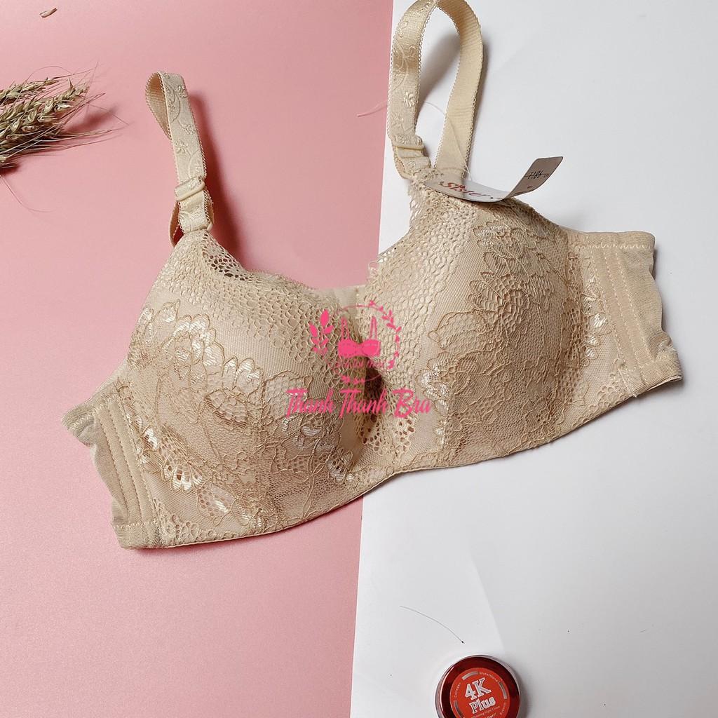 Áo Lót Thái lan 9811 – Chất ren mịn, mút mỏng, có gọng, Cup B, Bigsize