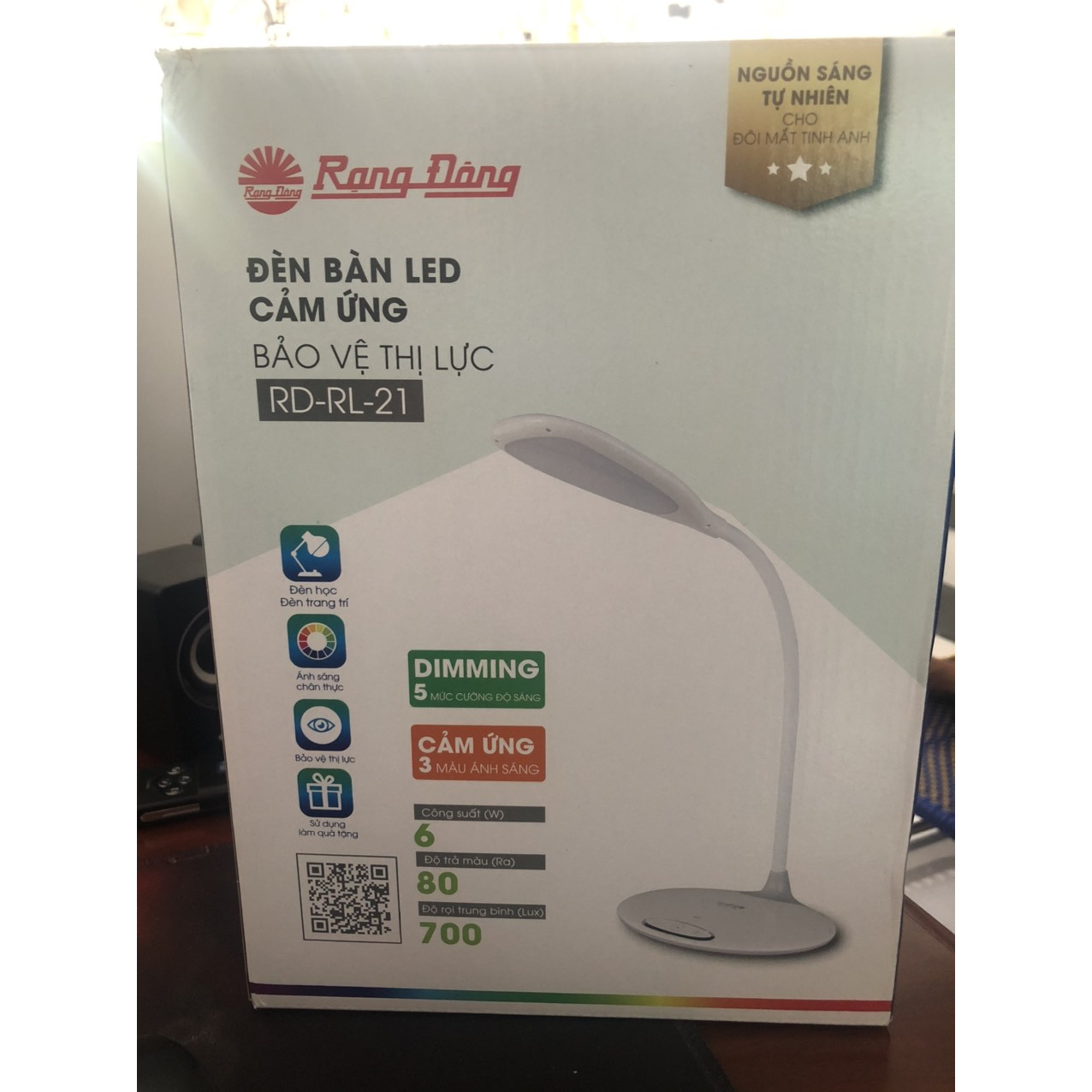 Đèn bàn LED Rạng Đông 6W RD-RL-21.LED 3 Chế độ Ánh sáng