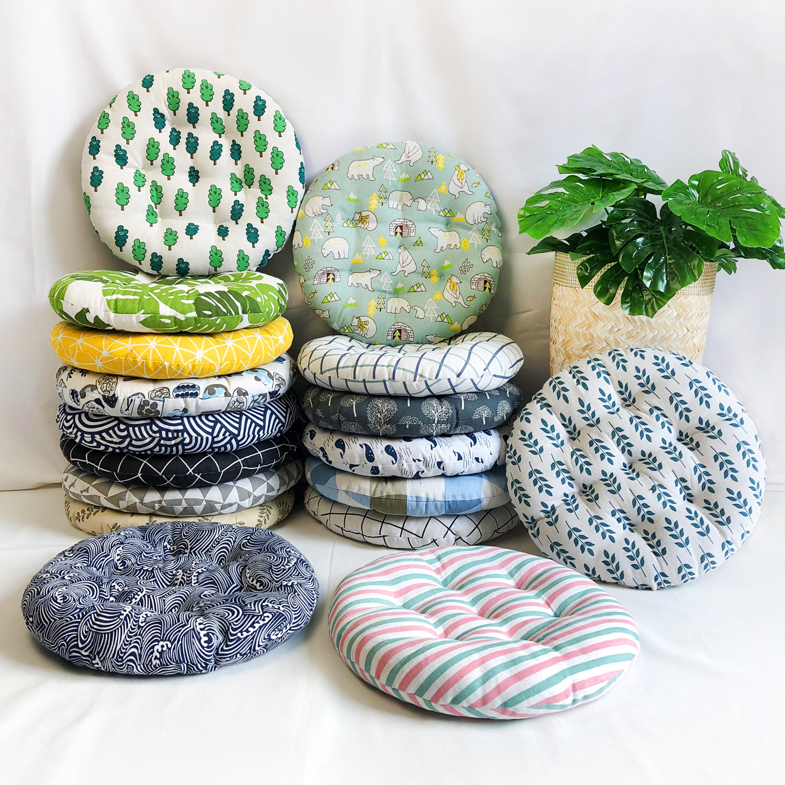 Đệm Tròn Ngồi Bệt PHAM (NO17-NO32) (40cm)