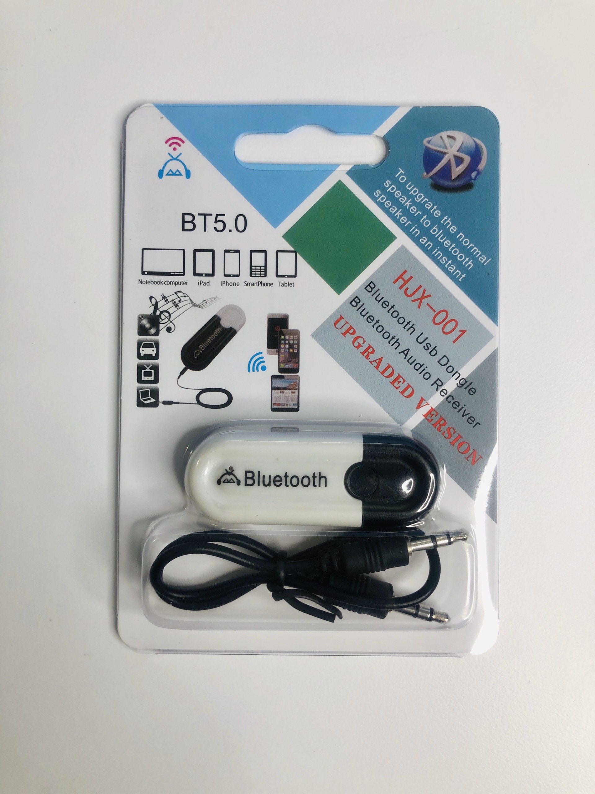 USB Bluetooth 5.0 HJX 001 CHUYỂN LOA THƯỜNG THÀNH LOA BLUETOOTH loại 1