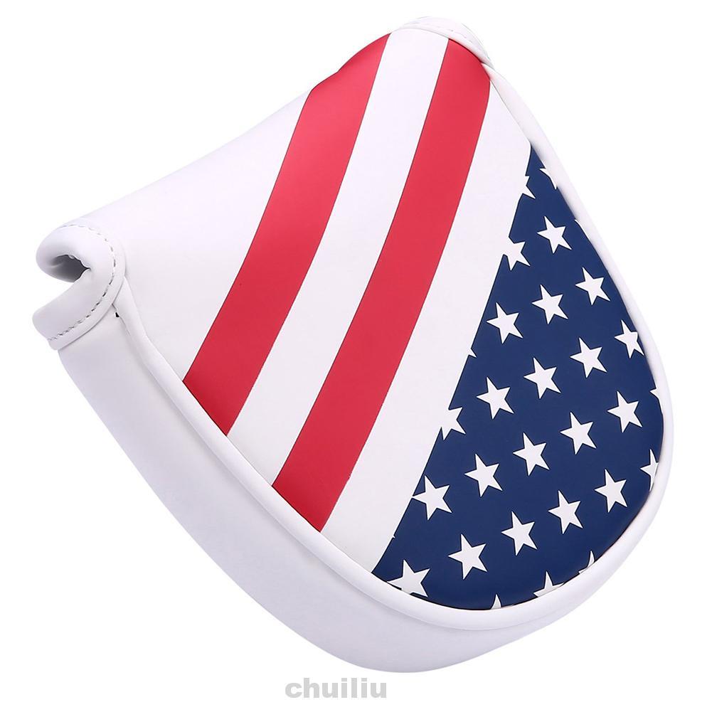 Vỏ bọc đầu gậy đánh golf bằng da PU hình vuông từ tính bền bỉ