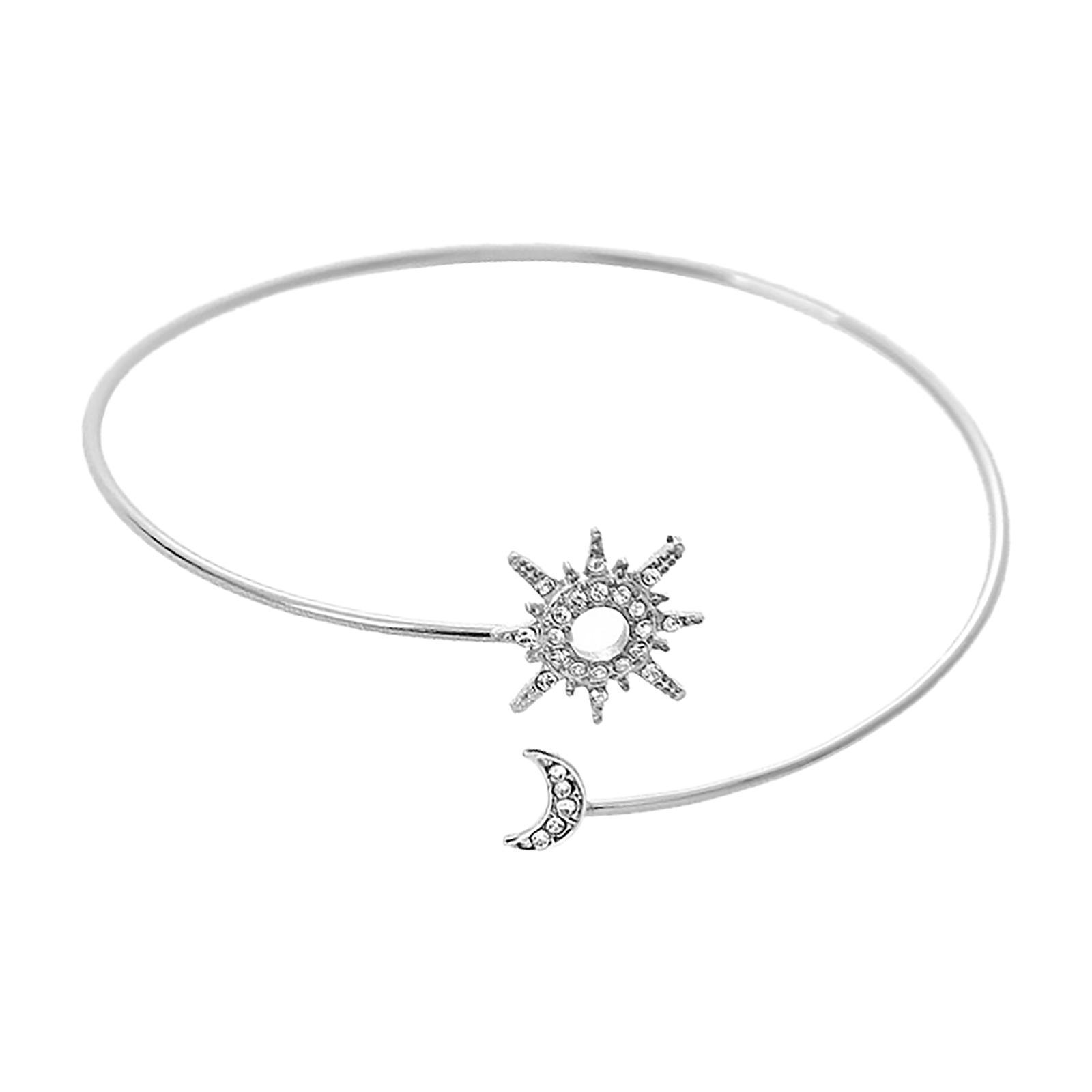 Women Upper Arm Band Armlet Multilayer Bangle Bracelet Jewelry Golden
