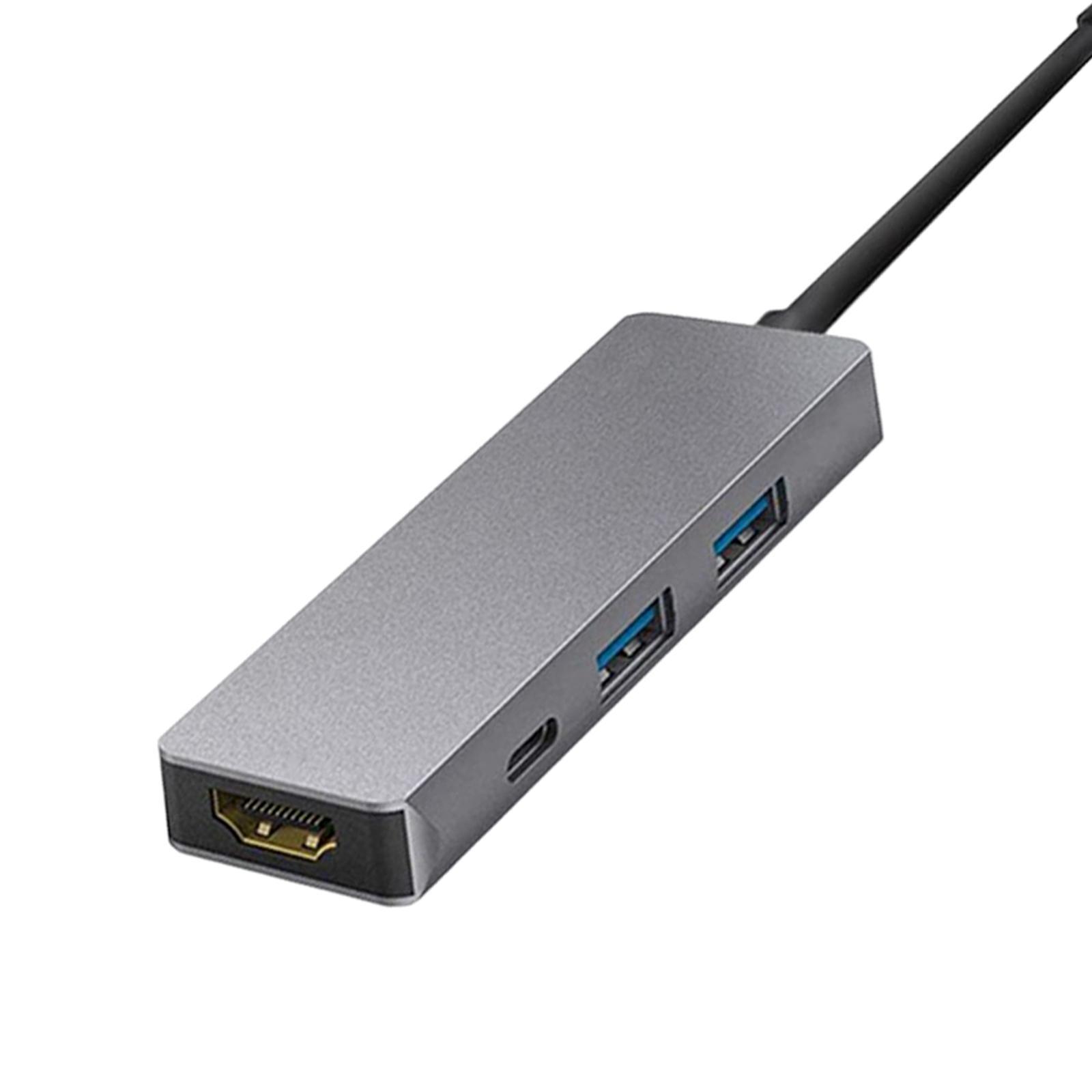 USB Hub USB Port Expander Adapter Portable USB 3.0 2.0 with 4K