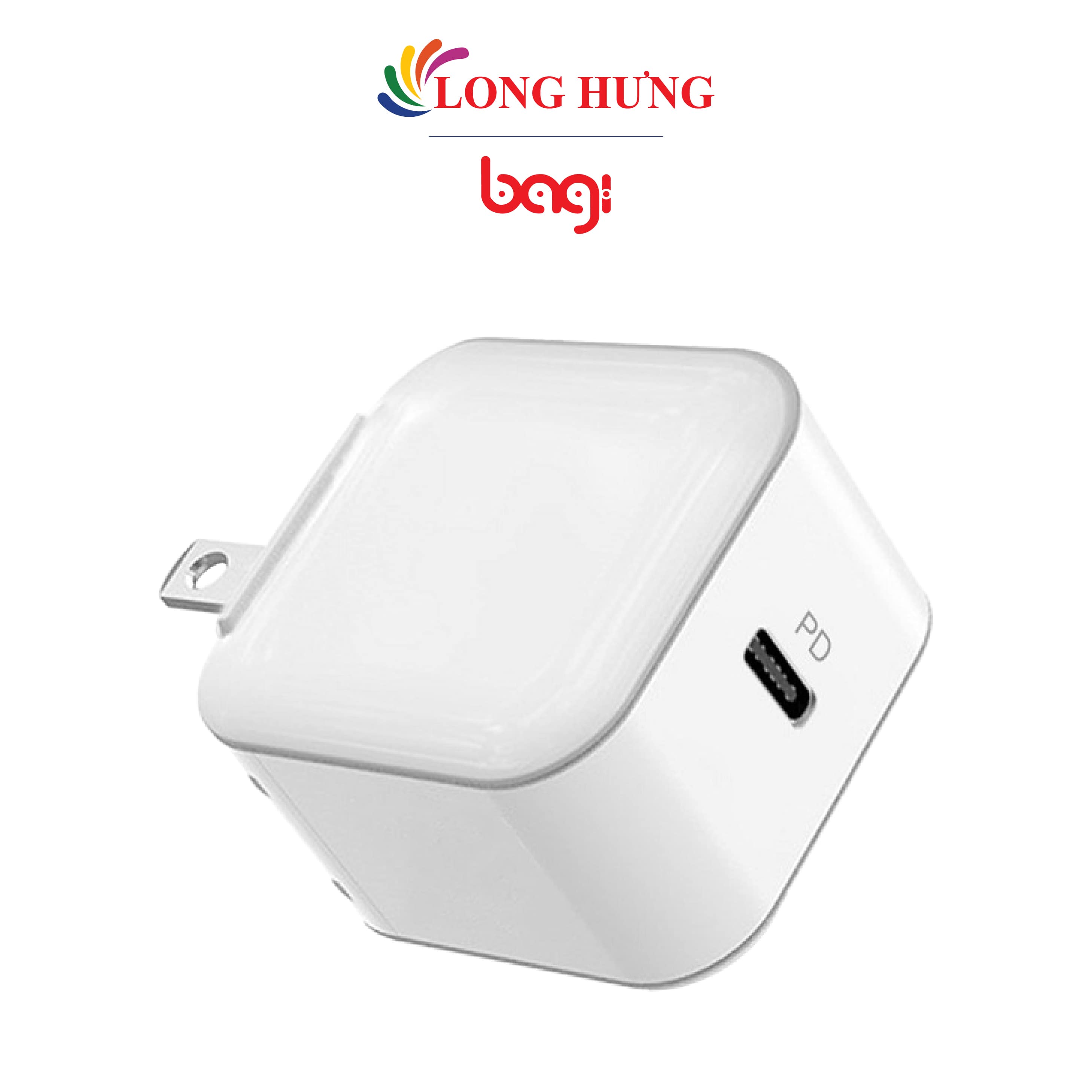 Cốc sạc Bagi QC 4.0 20W 1Type-C CE-PD20 - Hàng chính hãng