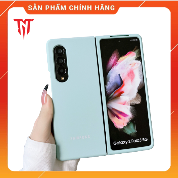 Ốp Điện Thoại Silicon Dẻo Phối Vải Flannel Bảo Vệ Cho điện thoại Samsung Galaxy Z Fold 4 3 5G- hàng nhập khẩu