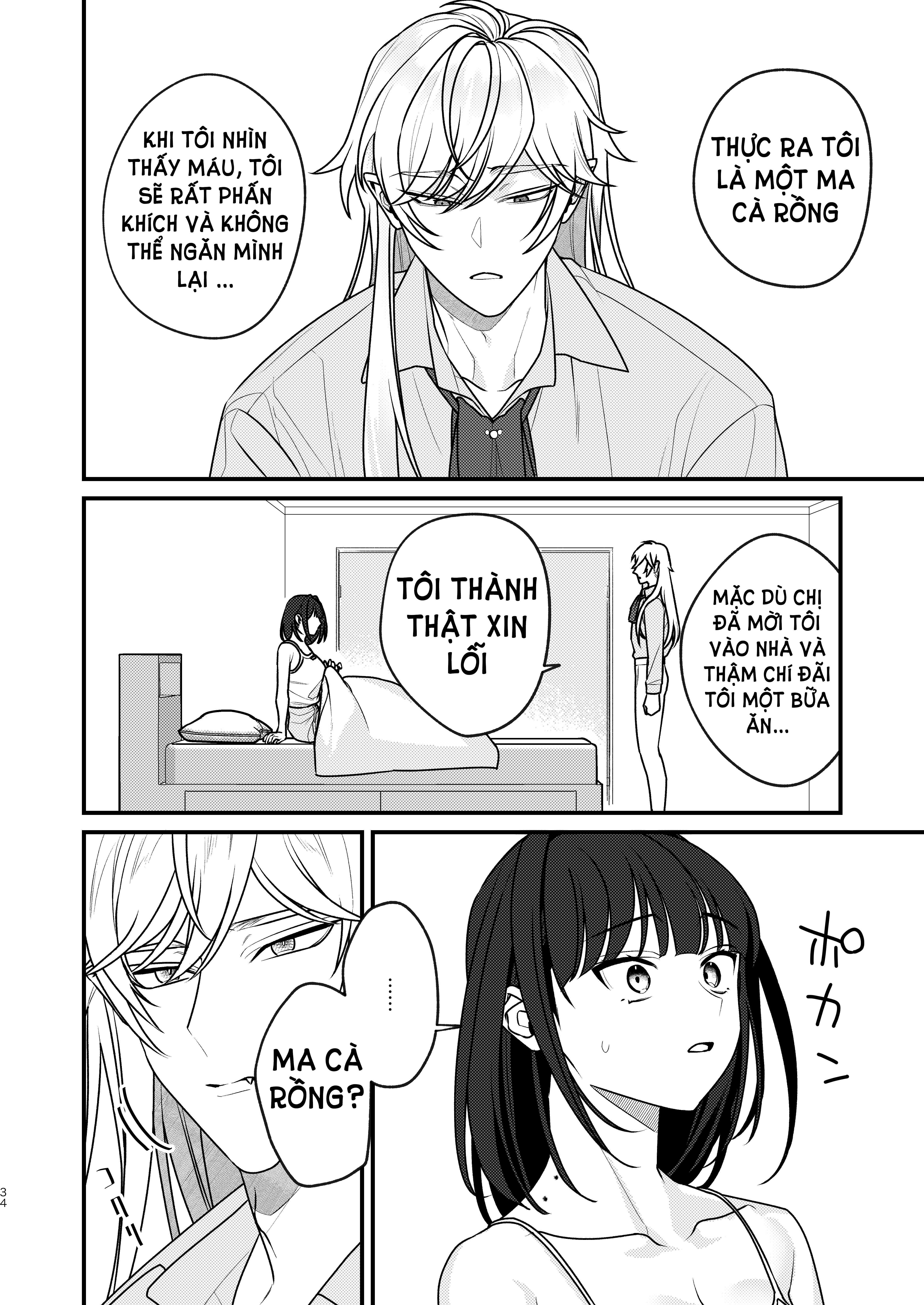 [21+] tui nhặt được một gã ma cà rồng đói chapter 2.2 2