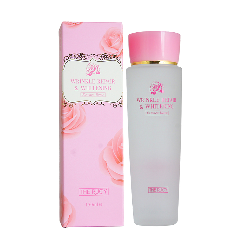 Nước Hoa Hồng Dưỡng Trắng Và Chống Lão Hóa Da The Rucy Wrinkle Repair &amp; Whitening Essence Toner 150ml