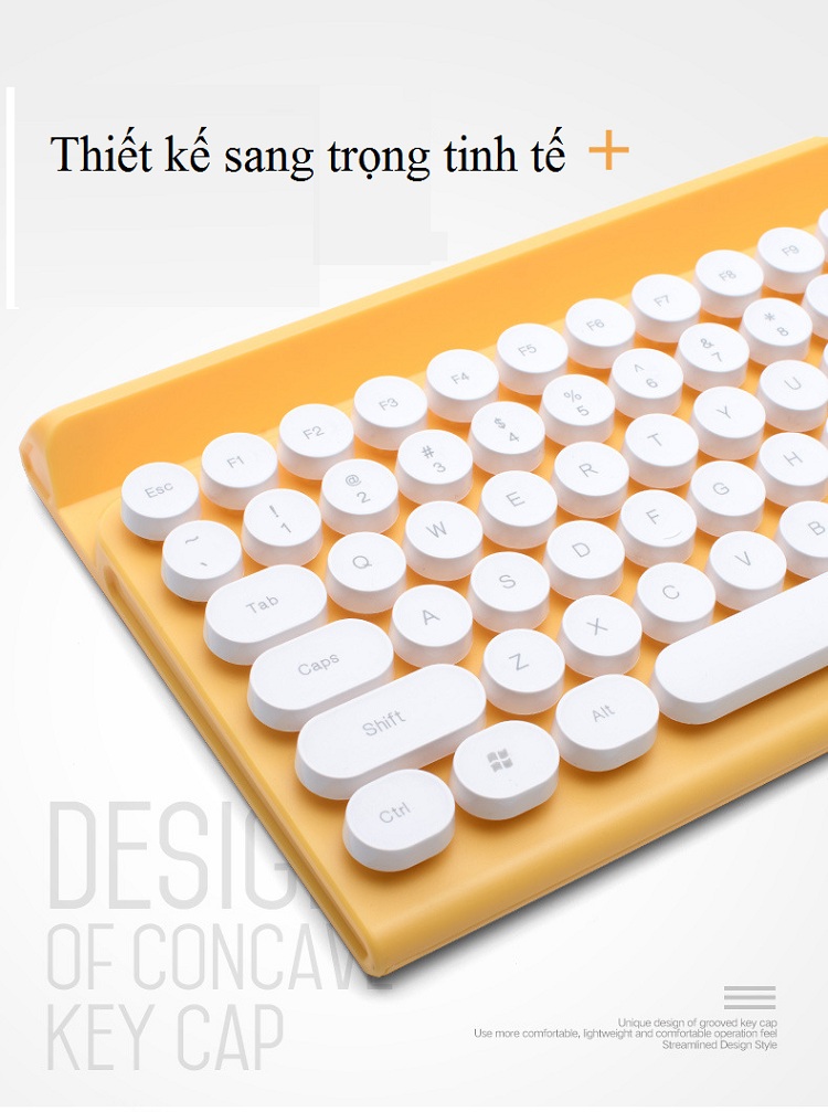 Bộ  bàn phím và chuột không dây LT500  (Tặng kèm lót )