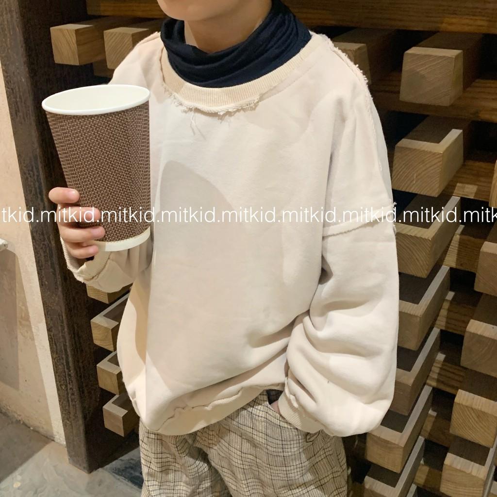 Áo nỉ trơnchất nỉ mềm thời trang cho bé