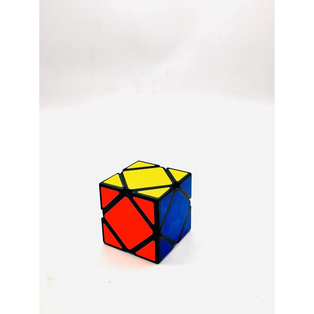 Đồ chơi RUBIK biến thể Skewb viền đen EQY514- Đồ chơi giáo dục