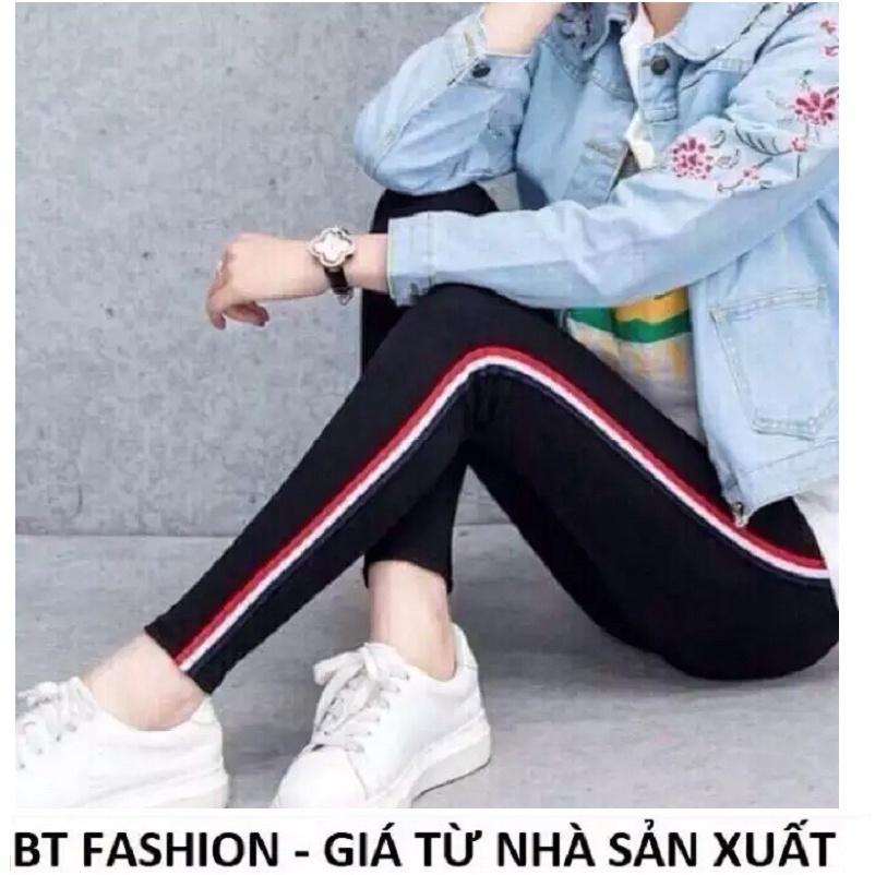 Quần Dài Nữ Thun Ôm Cotton Legging Thể Thao - BT Fashion - Vải mịn đẹp