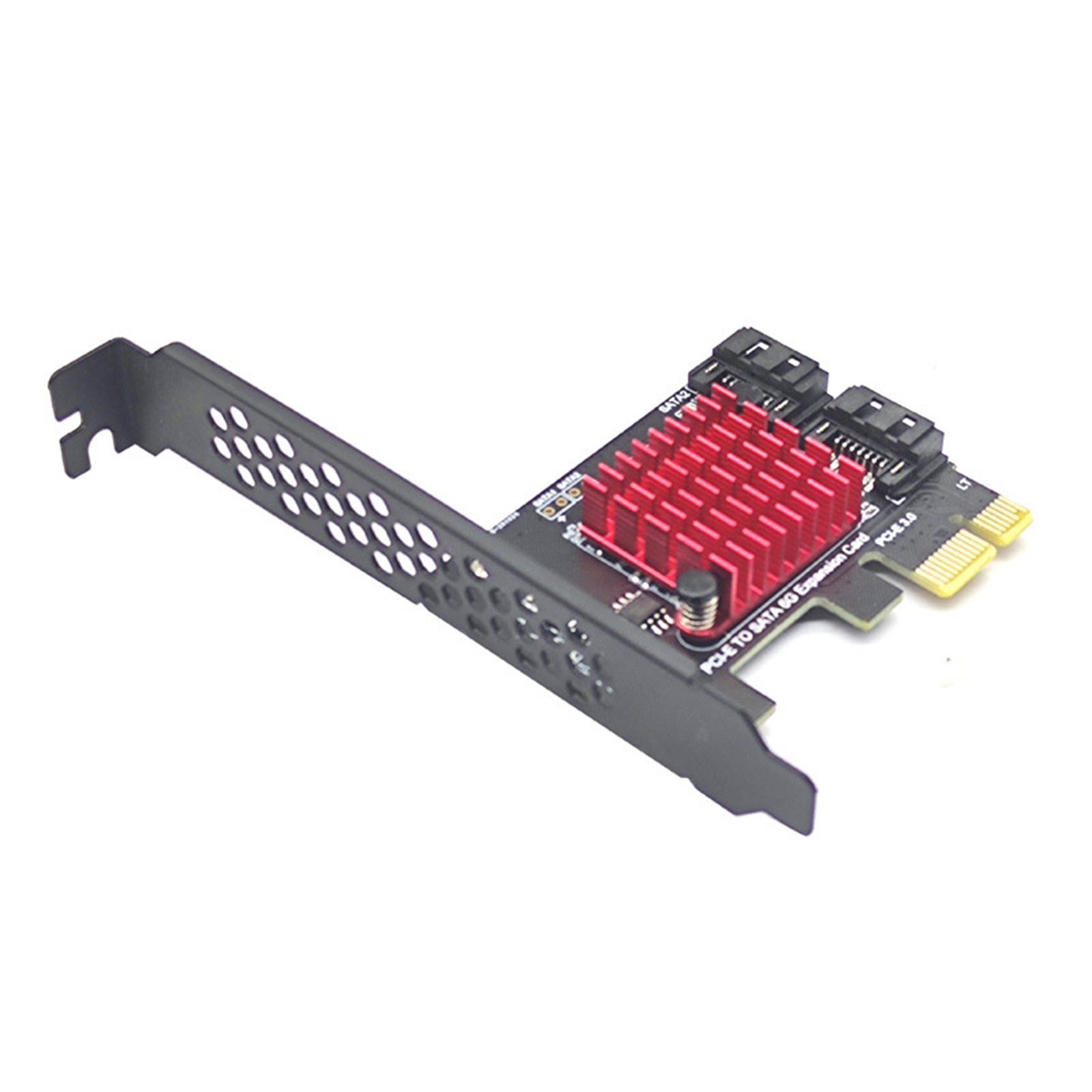 Hình ảnh Pci-Express 2 Ports Card Jmb582 Chip Expansion Card Add On Cards for HDD SSD