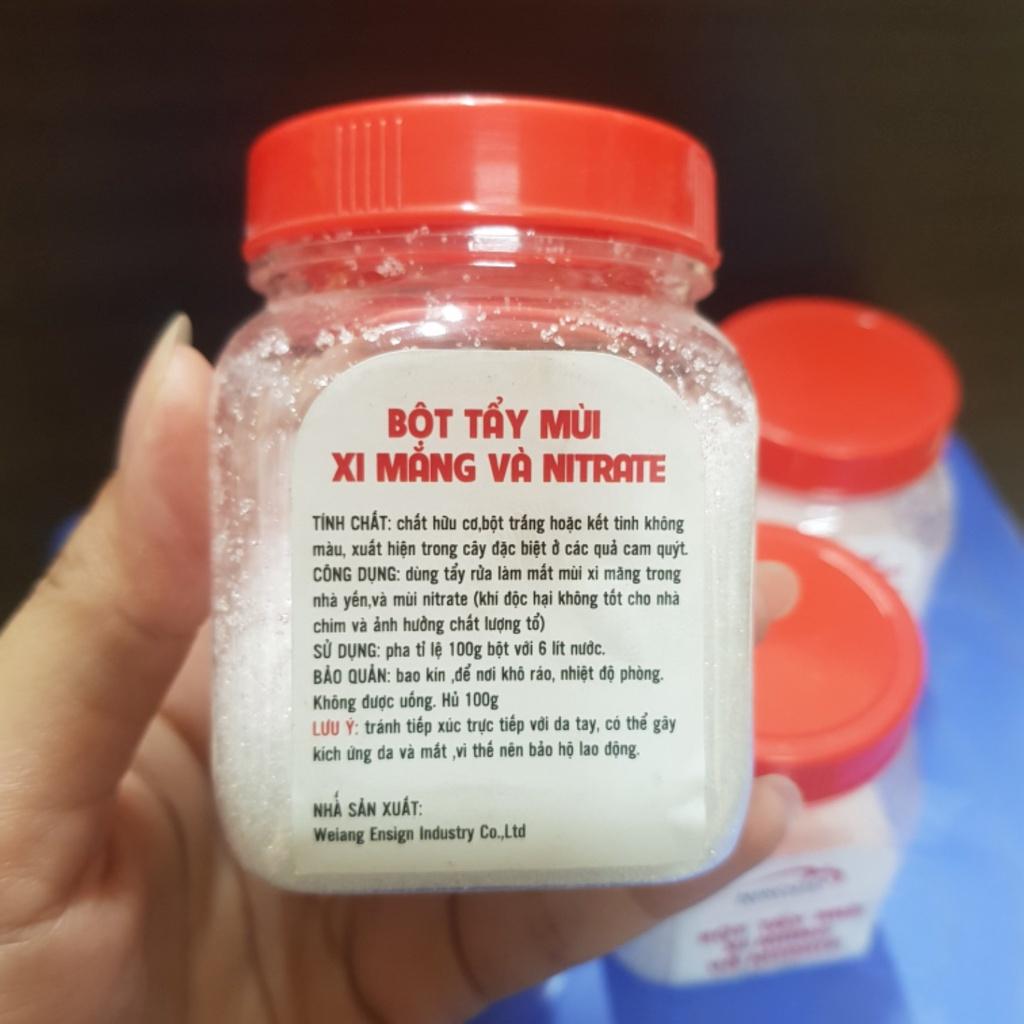 Bột tẩy mùi xi măng và nitrate (100g)