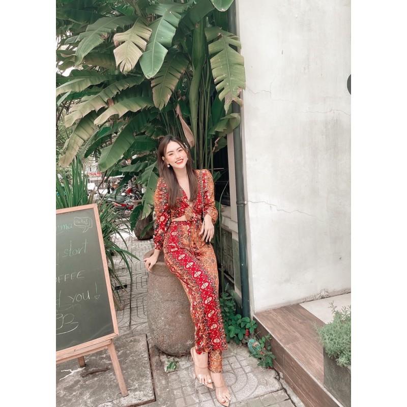 SET ÁO THỔ CẨM + QUẦN SUÔNG