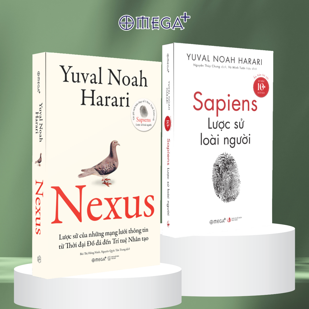 Combo Sách Yuval Noah Harari: Nexus - Lược Sử Của Những Mạng Lưới Thông Tin Từ Thời Đại Đồ Đá Đến Trí Tuệ Nhân Tạo + Sapiens - Lược Sử Loài Người Ấn Bản Bỏ Túi