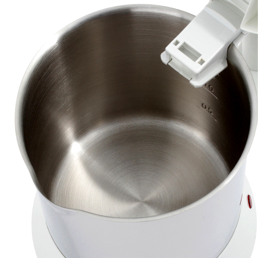 Bình Đun Siêu Tốc Bosch TWK1201N Cao Cấp, Thương hiệu Đức Chính Hãng, Vỏ Bình Chất Liệu Thép Không Gỉ, Màu Trắng Bạc.