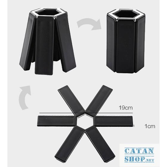 Đế lót nồi cách nhiệt gấp gọn, đế bằng nhựa chống nóng chống trơn trượt, sản phẩm tiện dụng cho bếp nhà bạn GD227-DeLNGG
