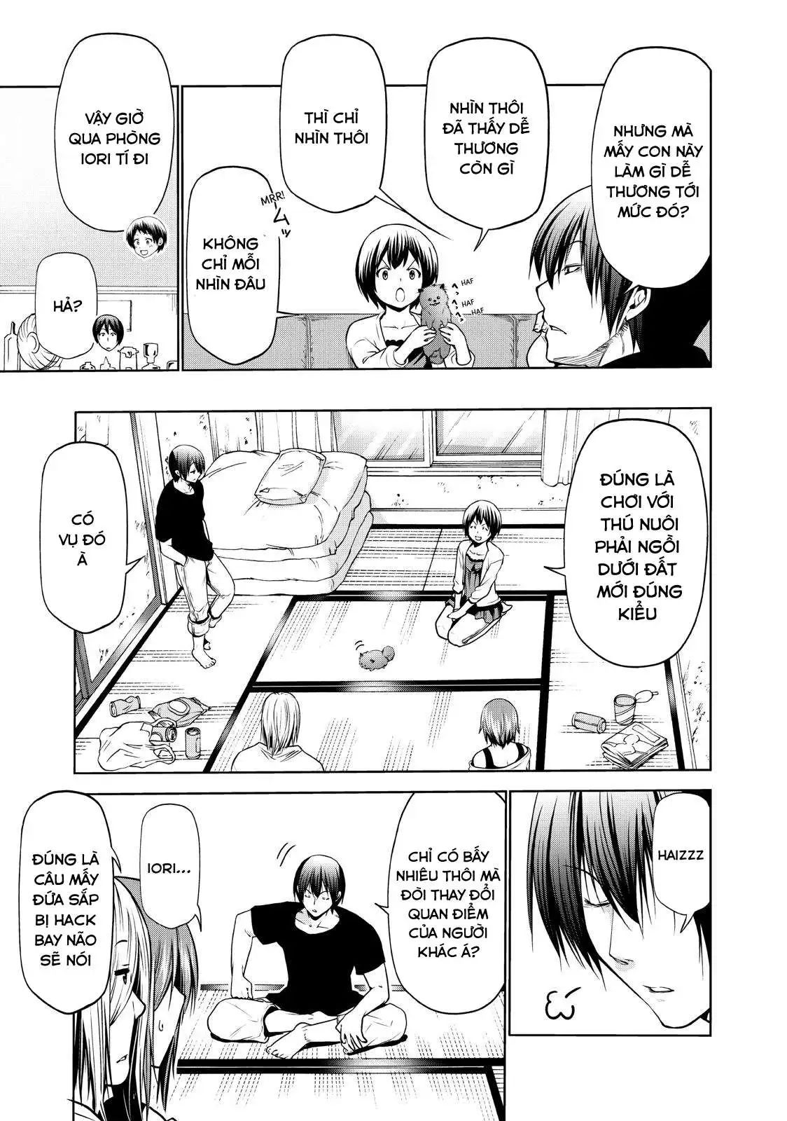 cô gái thích lặn - grand blue chapter 64.5 7