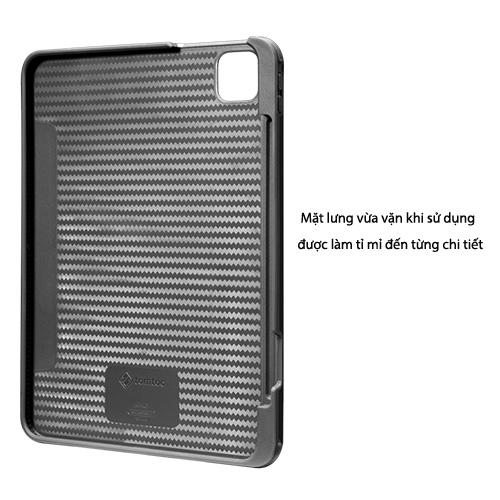 BAO DA TOMTOC TỪ TÍNH ĐA GÓC VERTICAL SẠC KHÔNG DÂY A.PENCIL FOR IPAD PRO 12.9-INCH M1 2021