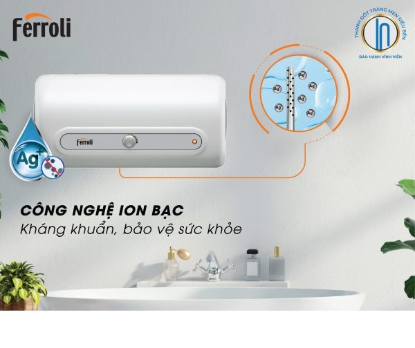 Bình nước nóng gián tiếp QQ Ag+ 30 lít  -hàng chính hãng