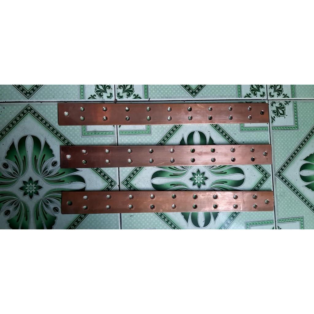 Thanh đồng 40x4x400, Thanh đồng tiếp địa 40x4x400