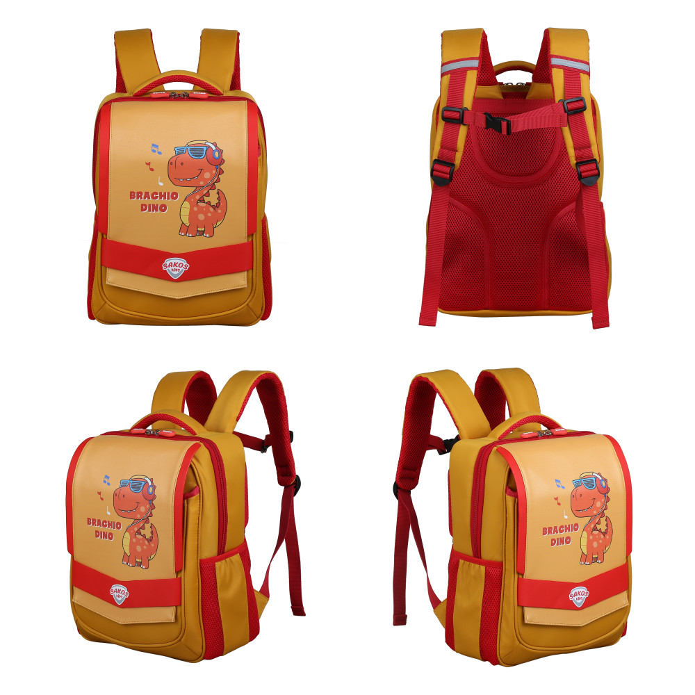 Balo Học Sinh Thời Trang SAKOS KID GENIUS - Họa Tiết Dễ Thương, Siêu Nhẹ, Chống Gù, Bảo Vệ Đôi Vai Và Cột Sống Của Trẻ - Hàng chính hãng