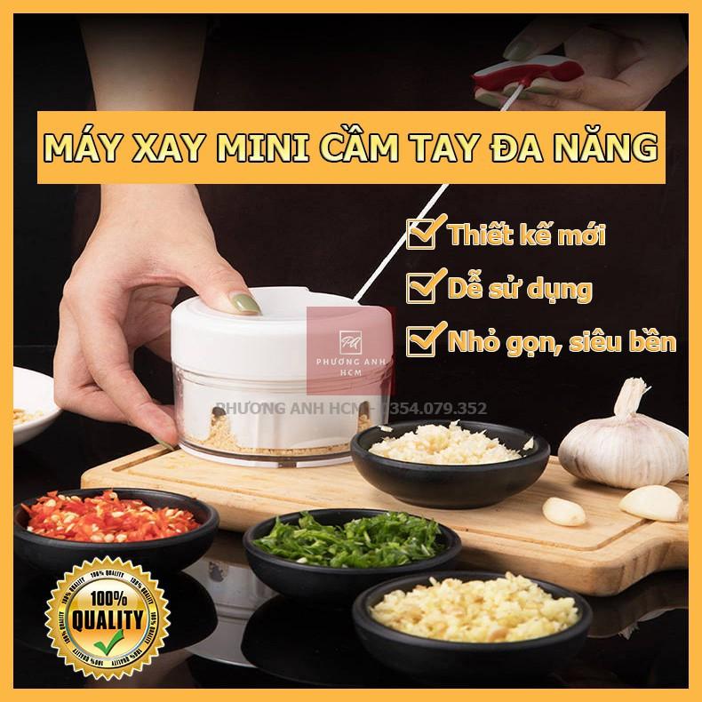 Dụng Cụ Xay Tỏi, Ớt, Gia Vị Cầm Tay Đa Năng Cho Nhà Bếp, Mẫu Mới Nhất 2021