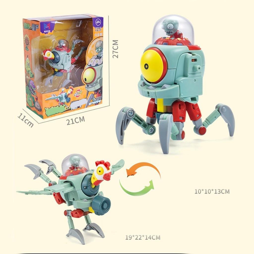 Đồ chơi sưu tầm Plants vs Zombies 1 - Zombot Tomorrow-tron (Boss , biến hình 2in1 , 5and1 ) 2604