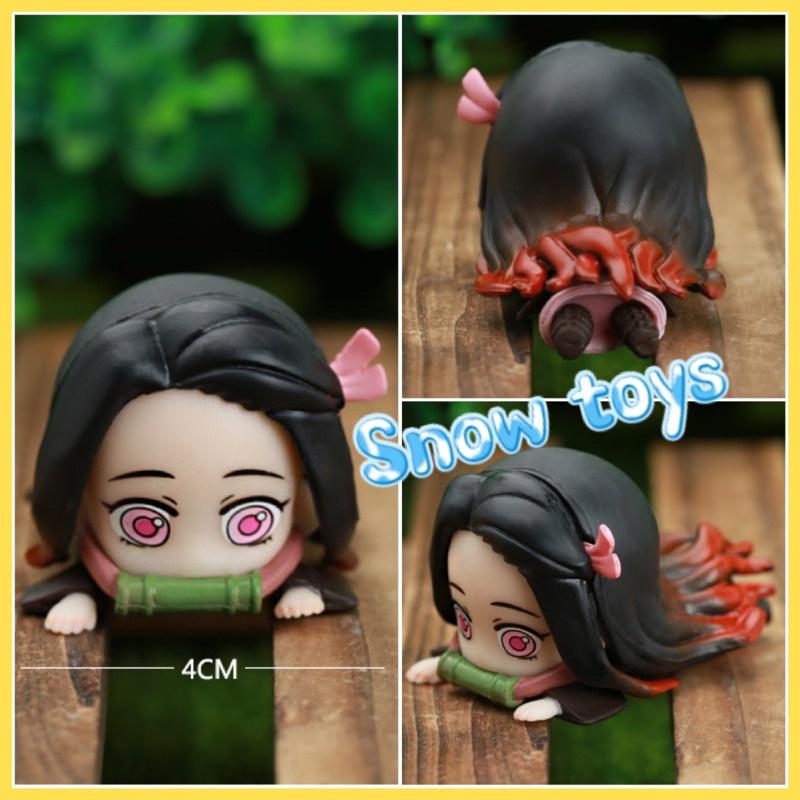 Tổng hợp Mô hình nezuko Kimetsu No Yaiba - thanh gươm diệt quỷ - Kamado Nezuko các tư thế nằm ngồi quỳ đứng -Cao 6~15cm
