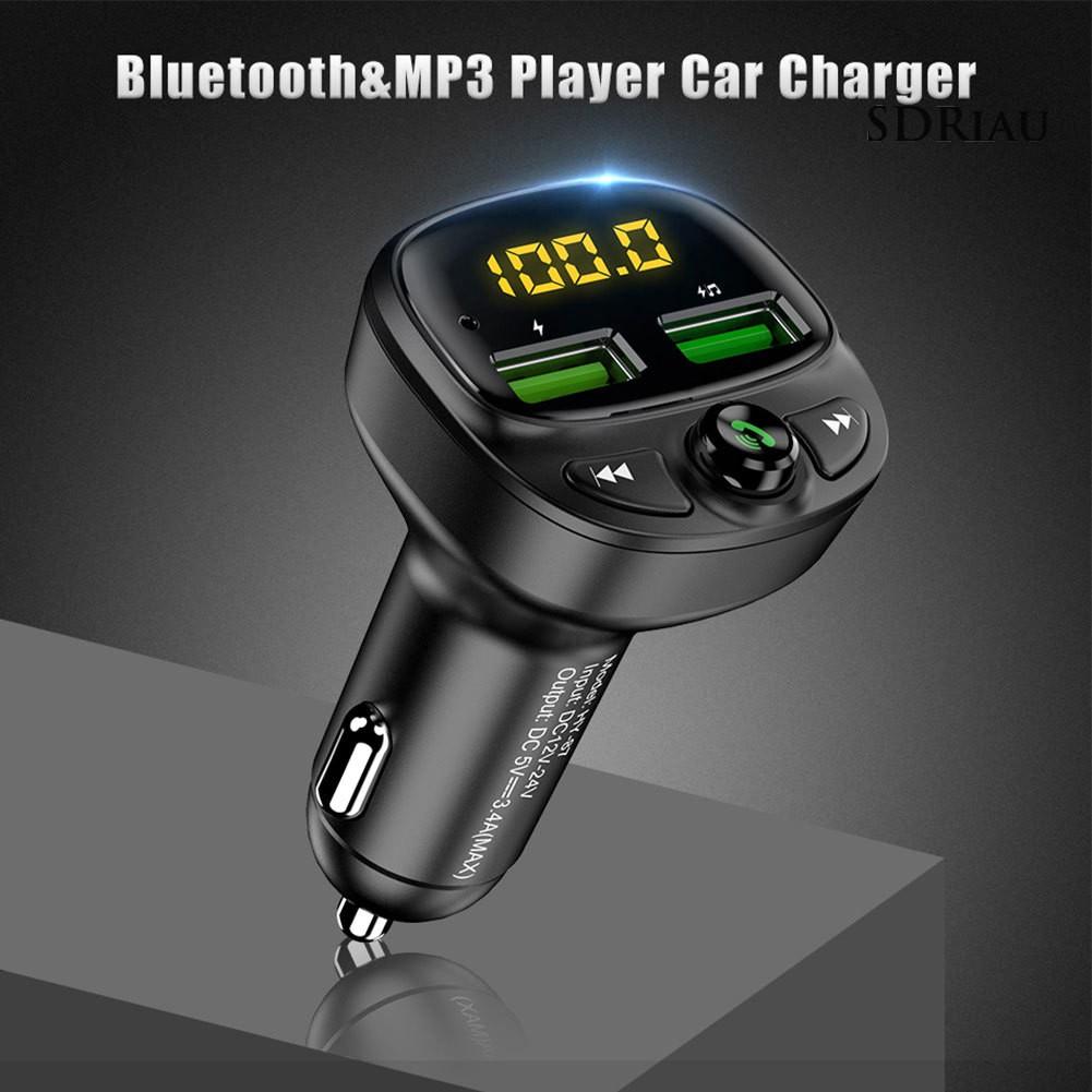 Máy Nghe Nhạc Mp3 Bluetooth Trên Xe Hơi Kèm Phụ Kiện