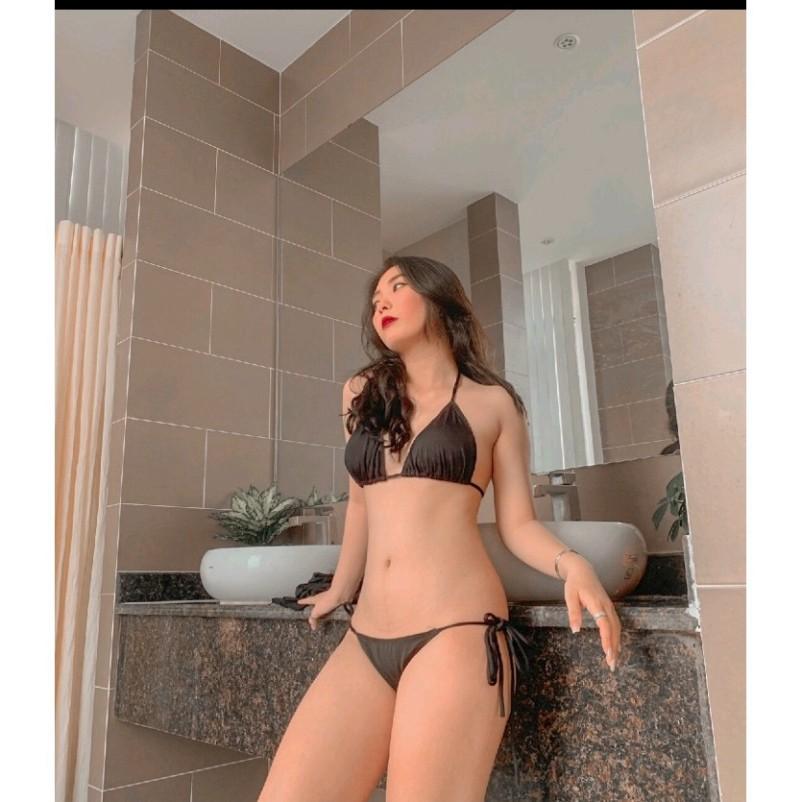 Bikini tam giác đen sexy nhiều màu VATIXA BKN26