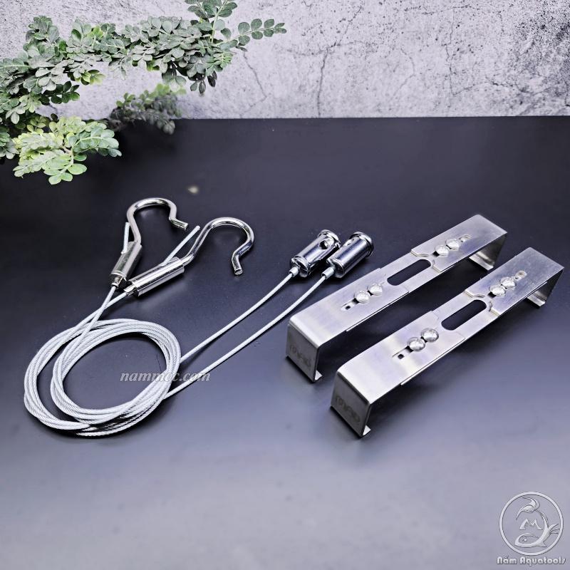 KIT Treo Đèn Đa Năng MAD | Kẹp Treo Inox Dùng Cho Nhiều Loại Máng Đèn Thuỷ Sinh