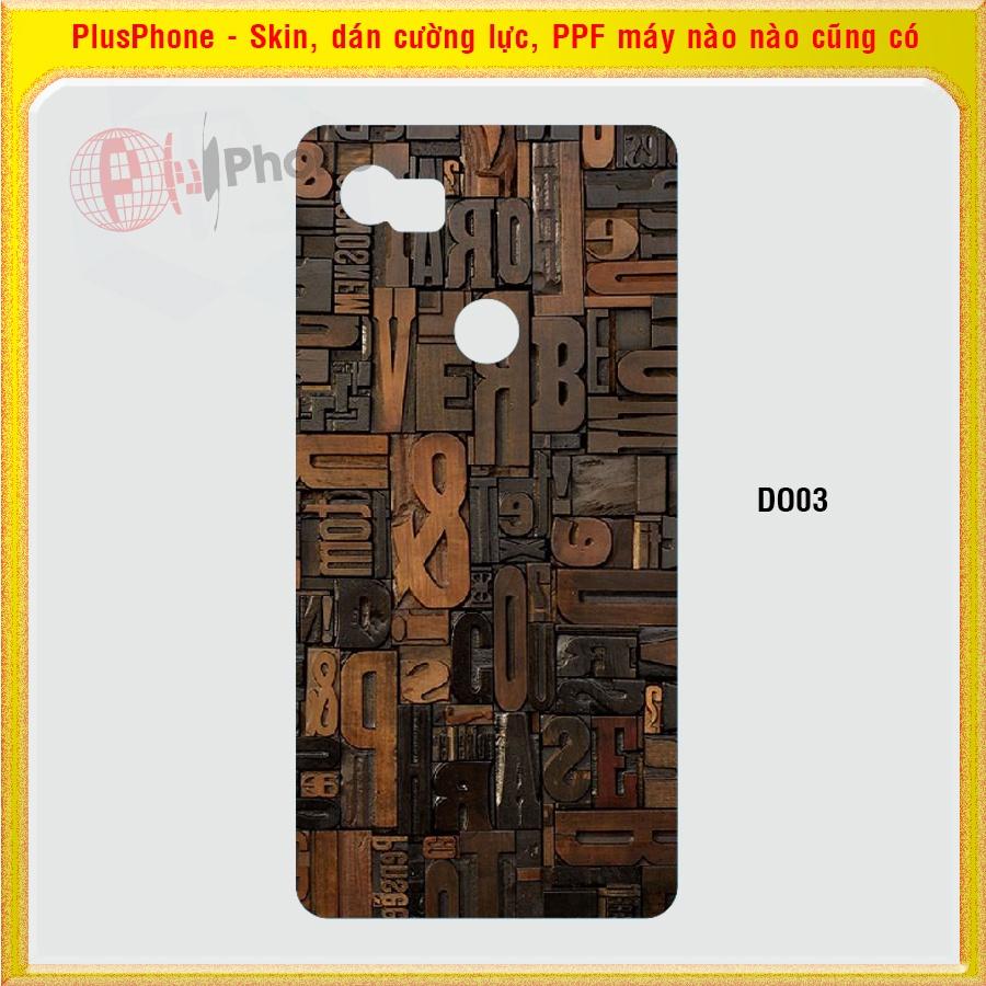 Dán Skin mặt sau cho Google Pixel, Pixel XL, Pixel 2, 2XL nhiều mẫu hot, độc lạ